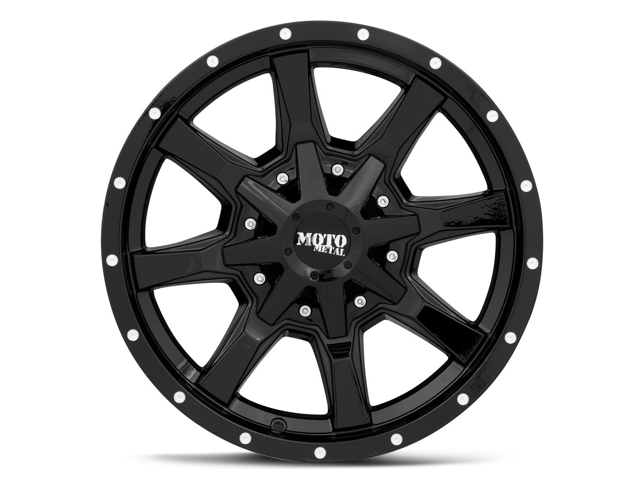 Moto Metal Jeep Gladiator MO970 Gloss Black Wheel; 17x8; 0mm