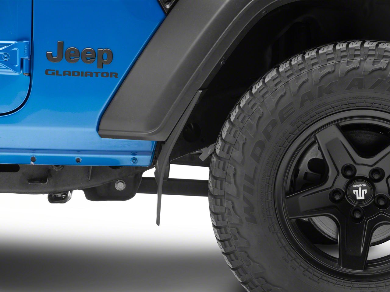 Weathertech Jeep Gladiator No-Drill Mud Flaps; Front and