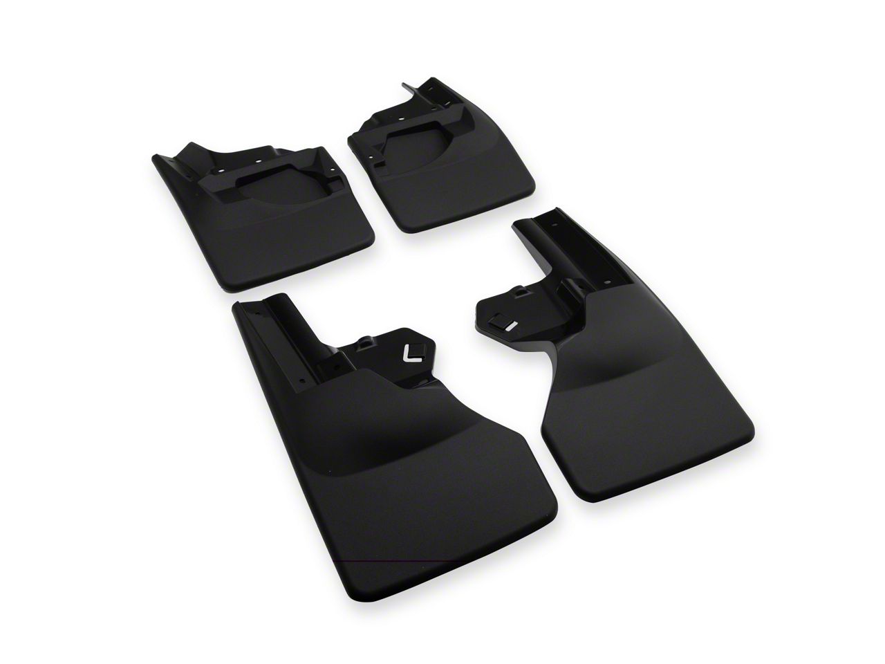 Weathertech Jeep Gladiator No-Drill Mud Flaps; Front and Rear