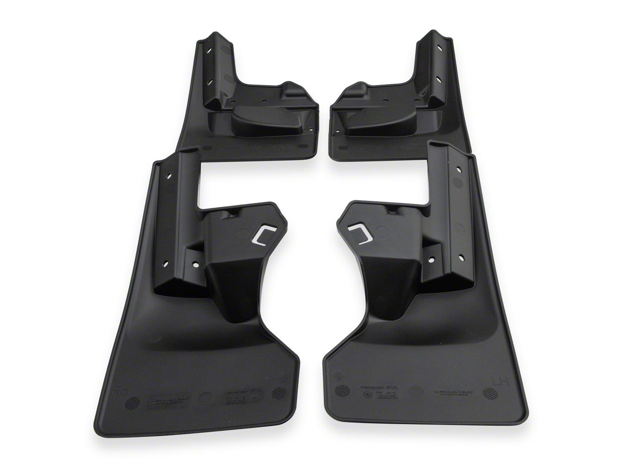 Weathertech Jeep Gladiator No-Drill Mud Flaps; Front and