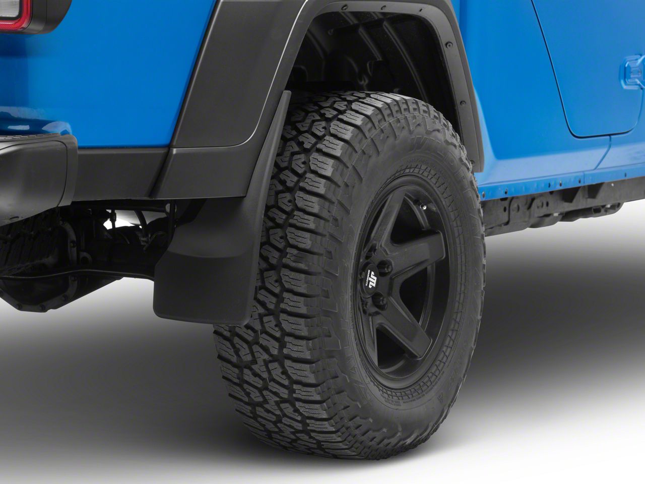 Weathertech Jeep Gladiator No-Drill Mud Flaps; Front and Rear