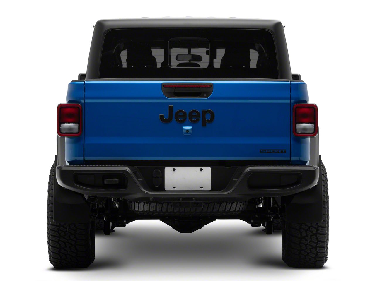 Weathertech Jeep Gladiator No-Drill Mud Flaps; Front and