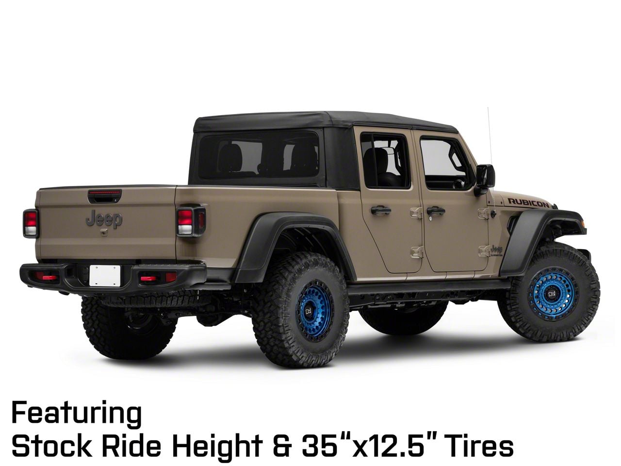 Black Rhino Jeep Gladiator Sentinel Cobalt Blue with Black Ring