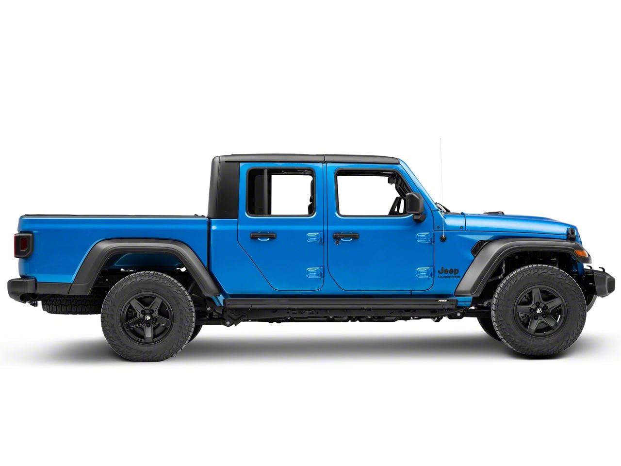 Jeep Gladiator ActionTrac Powered Running Boards; Carbide Black