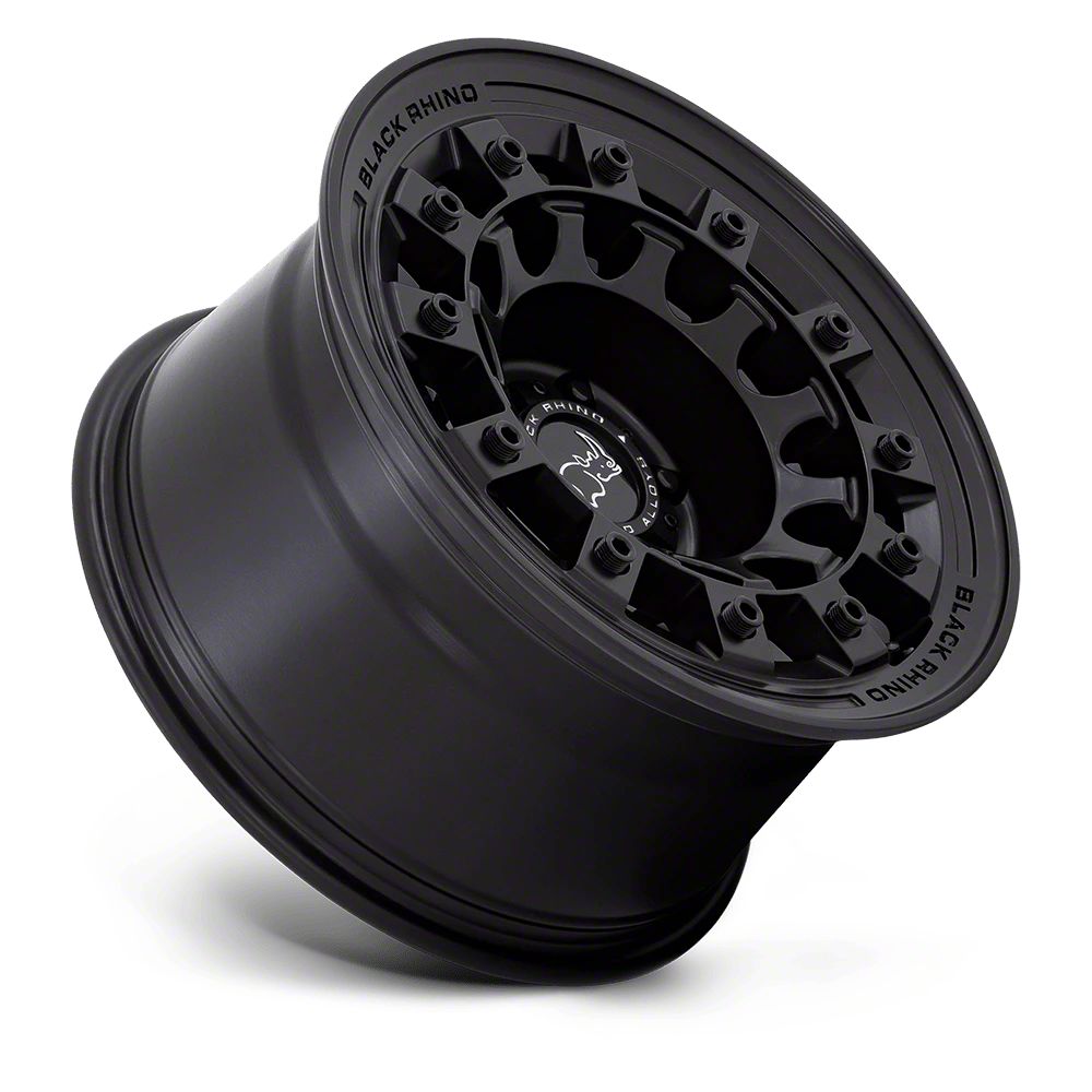 Black Rhino Jeep Gladiator Fuji Matte Black Wheel; 17x8; 38mm