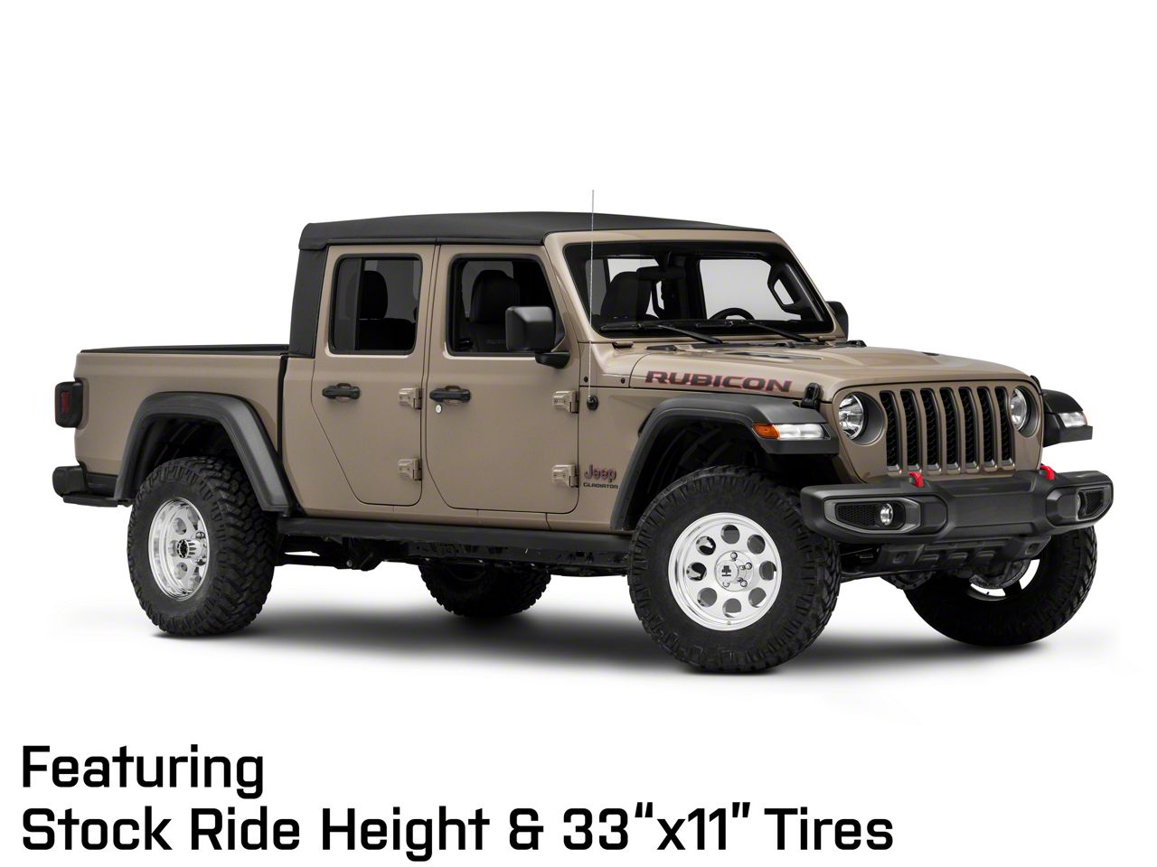 Mammoth Jeep Gladiator 8 Aluminum Polished Wheel; 17x9; -6mm