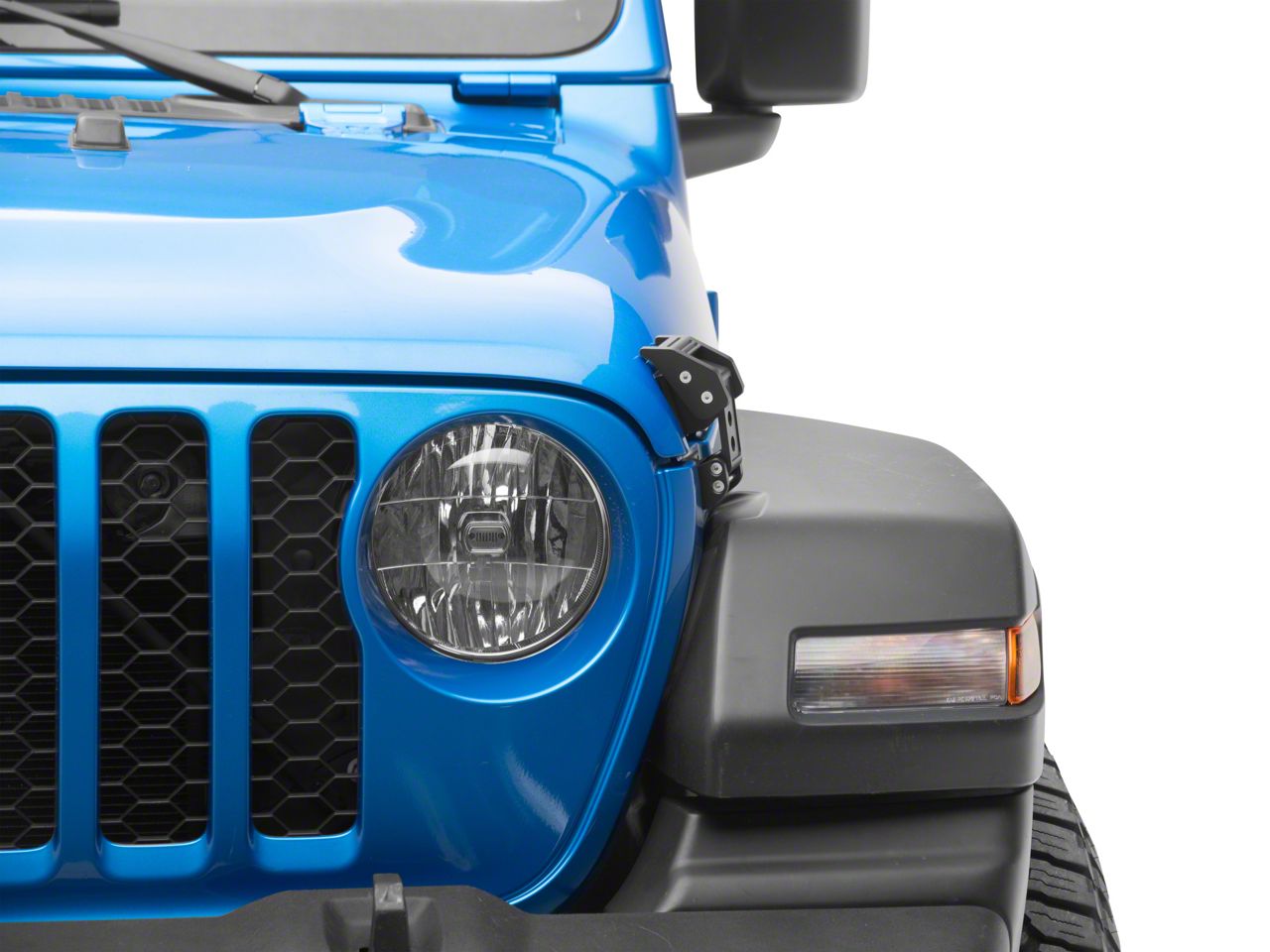 【WV PROJECT】23FW★ Catch Hood RedRock Jeep Gladiator Billet Hood Catch Kit J215630 (20-25