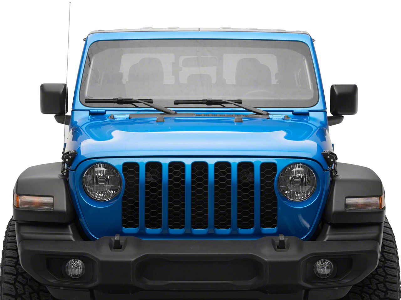 RedRock Jeep Gladiator Billet Hood Catch Kit J215630 (20-25