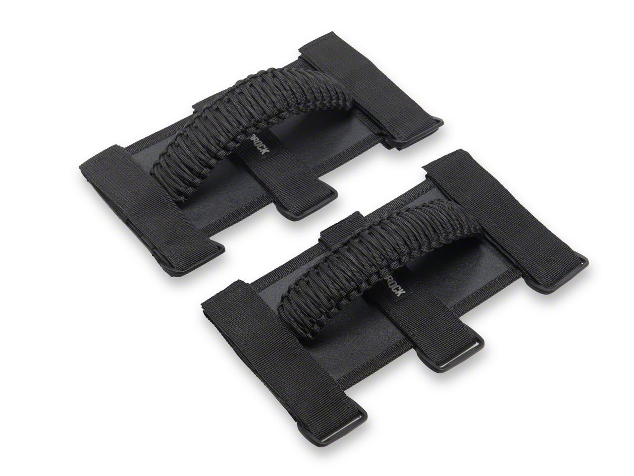 RedRock Jeep Gladiator Paracord Grab Handles; Black J236544 (20-26