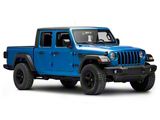 SEC10 Side Accent Flag Printed Decal; Matte Black (20-26 Jeep Gladiator JT)