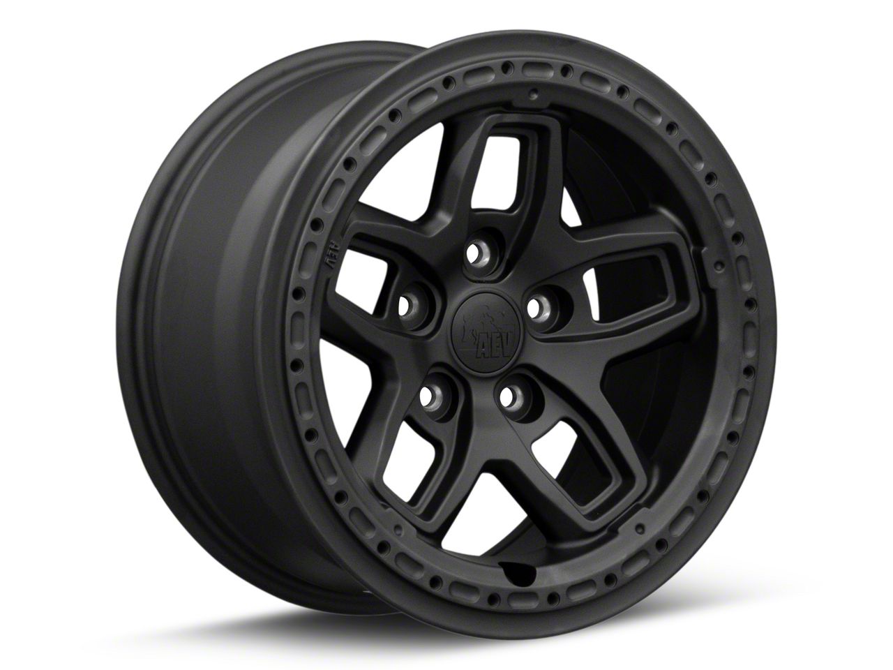 AEV Jeep Gladiator Borah DualSport Satin Black Wheel; 17x8.5; 25mm