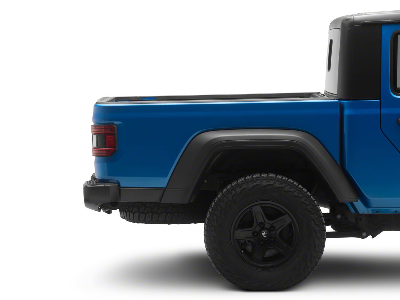 Suparee Jeep Gladiator Flush Mount LED Tail Lights; Black Housing