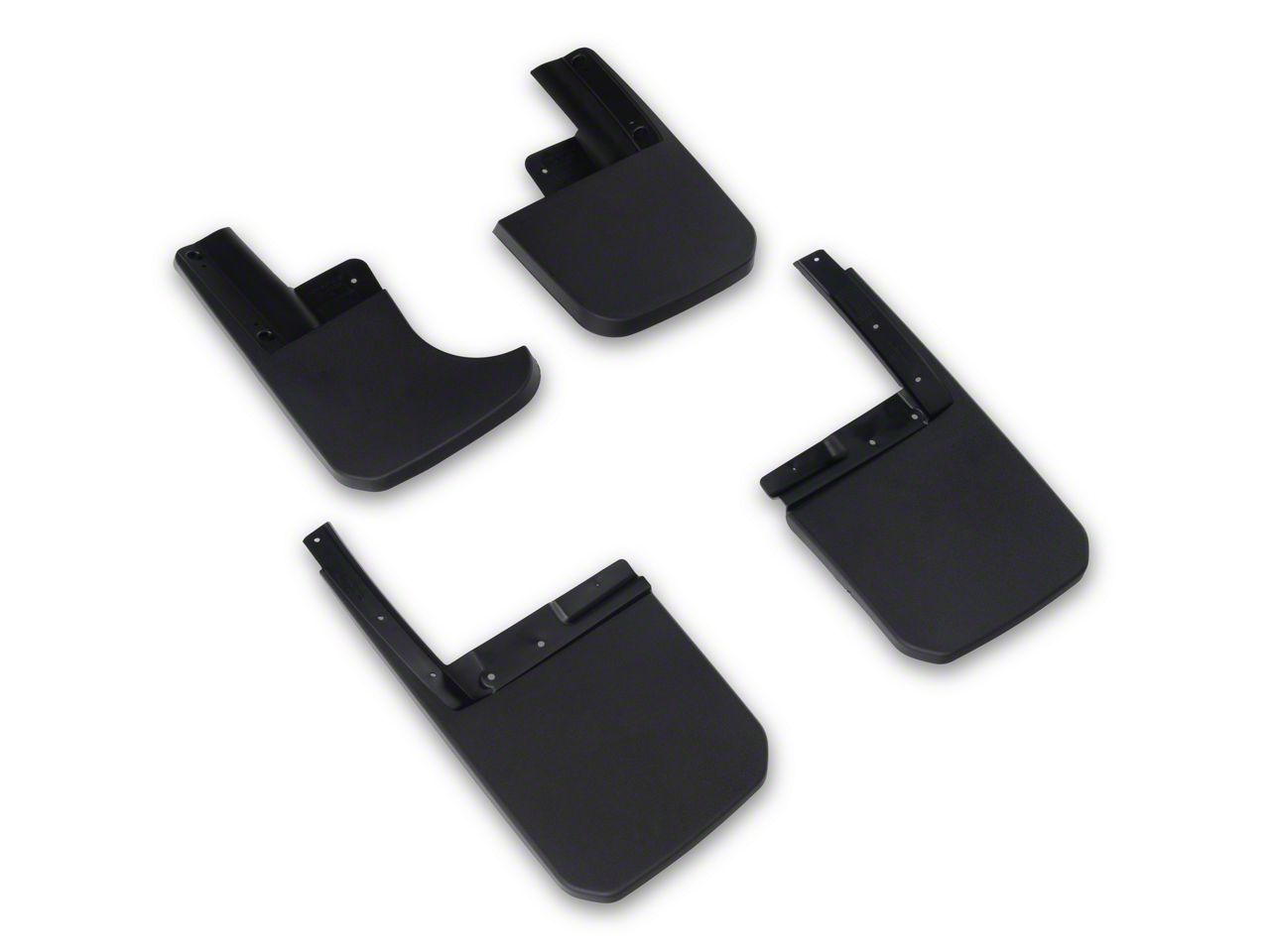 Jeep Gladiator Mud Flap Splash Guards; Front and Rear (20-24 3.6L