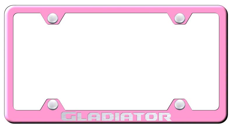 Personalized Laser Engraved Aluminum License Plate Frame – Fits Jeep, Choose Your Text & Color