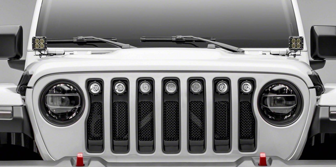 T-REX Grilles Jeep Gladiator Torch Series Grille Insert with LED