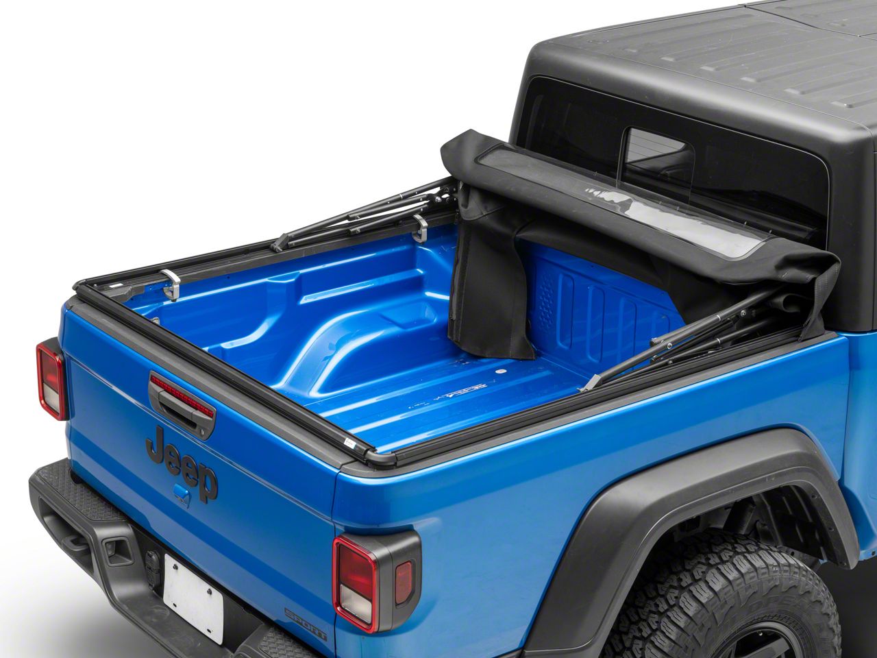 Bestop Jeep Gladiator Supertop for Truck 2; Black Twill 77326-17