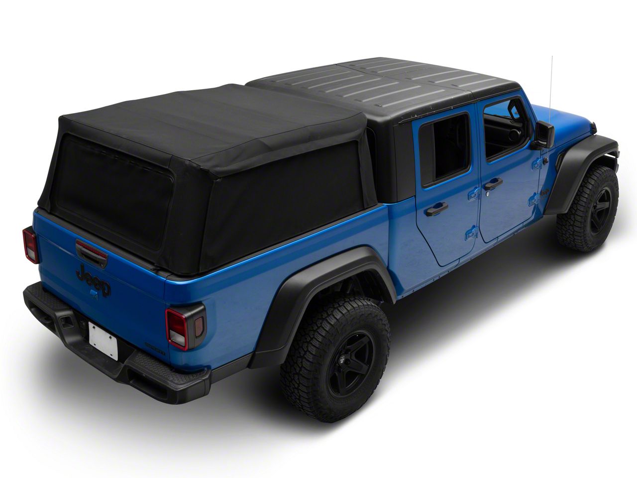 Bestop Jeep Gladiator Supertop for Truck 2; Black Twill 77326-17