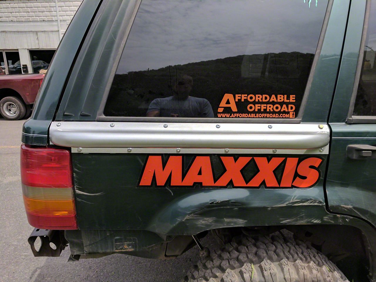 Rough Country 10573 Rear Lower Quarter Panel Armor for 84-96 Jeep