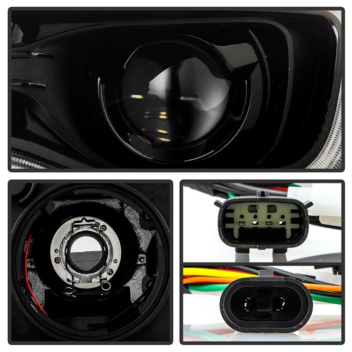 Left Black Halogen Headlight 68266647AD for Jeep Grand Cherokee 2016