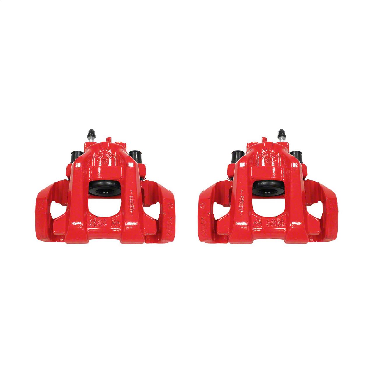 PowerStop Jeep Grand Cherokee Performance Rear Brake Calipers; Red