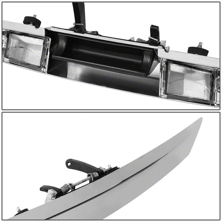 GalaxyMotoInc Triple Chrome Plated Tailgate Handle & Gas Tank Cover Set For 1999-2004 Jeep Grand Cherokee - View #5