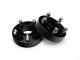 1.50-Inch 5-Lug Wheel Spacers; Black; Set of Four (99-10 Jeep Grand Cherokee WJ & WK)