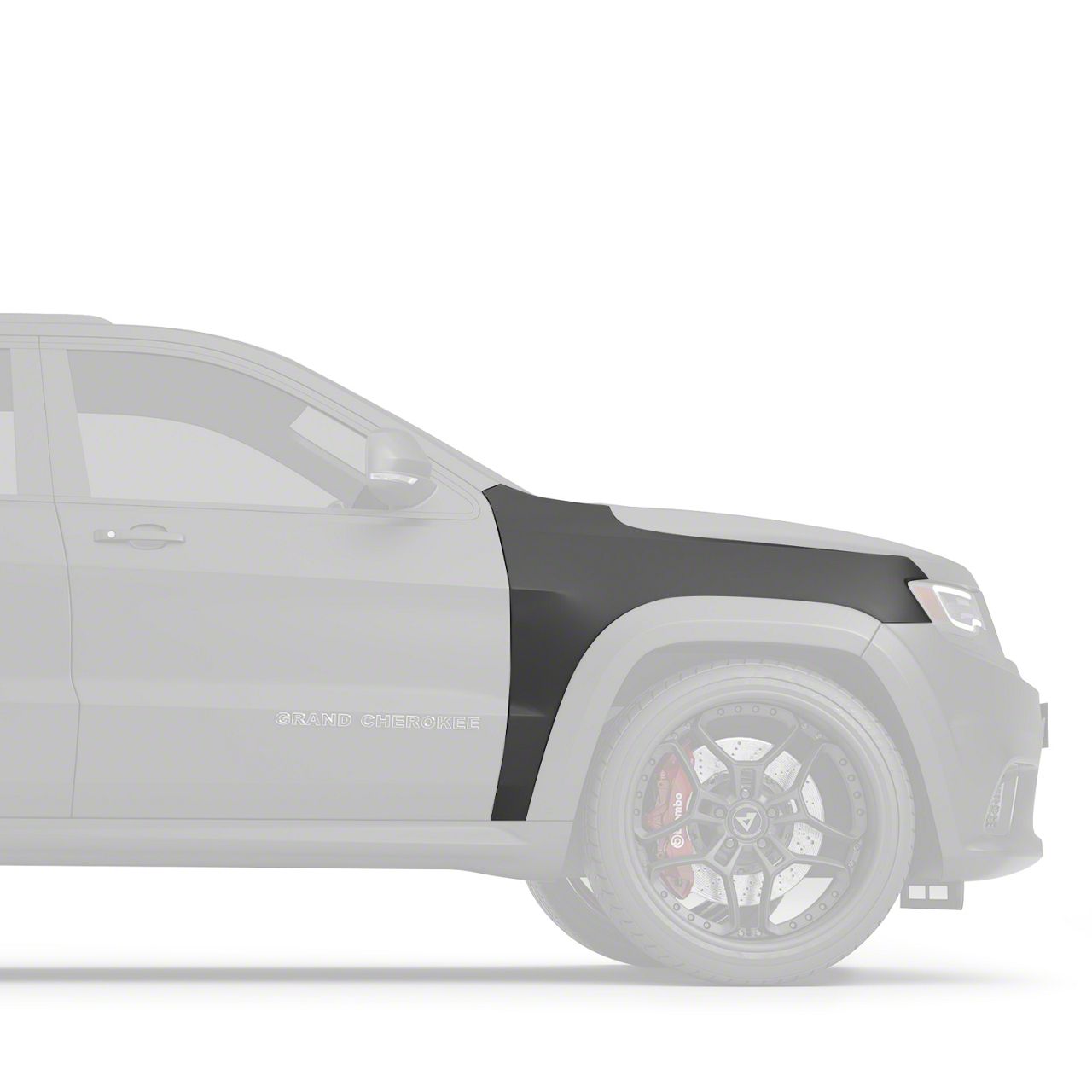 Fender For 11-22 Jeep Grand Cherokee Front Left Side Primed Molding Fender For 11-22 Jeep Grand Cherokee Front Left Side Primed Molding