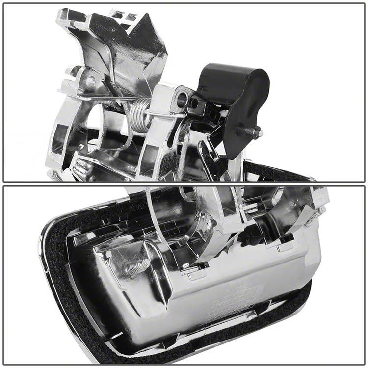 thumbnail image 2 of GalaxyMotoInc Chrome 4-Door Handle Set + Tailgate Cover For 1999-2004 Jeep Grand Cherokee 2 of 6