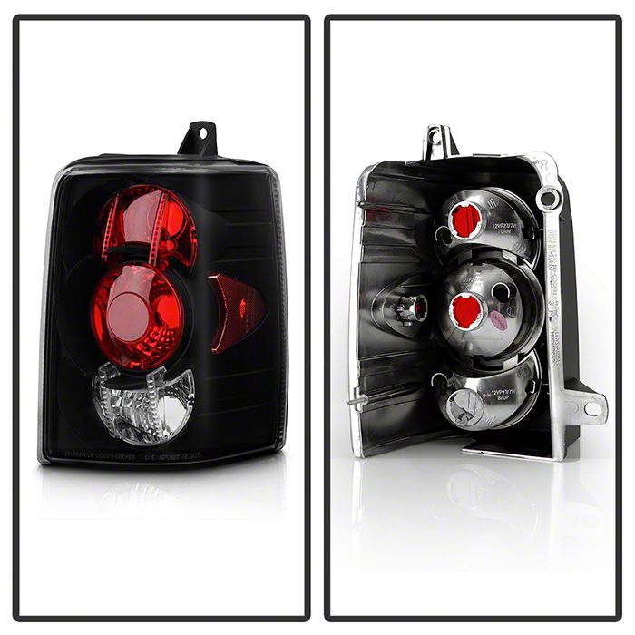 Jeep Grand Cherokee Euro Style Tail Lights; Black Housing; Clear
