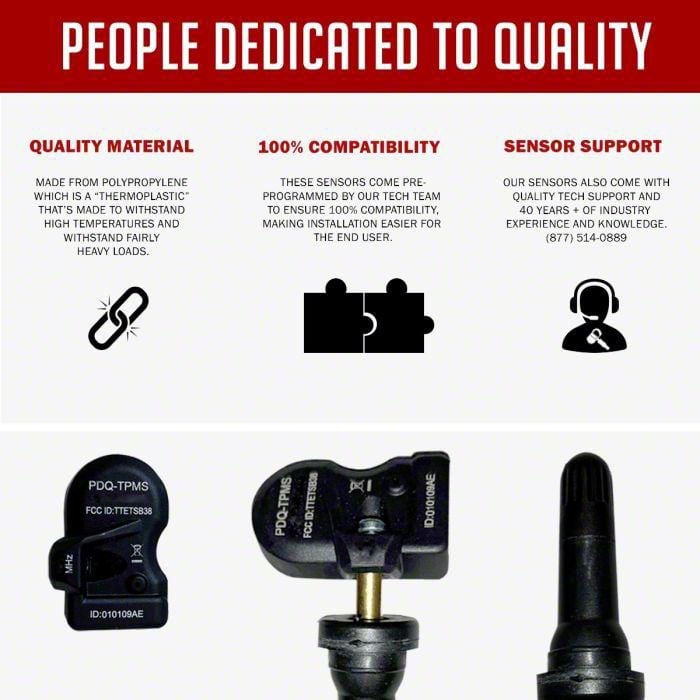 Jeep Grand Cherokee Valve Stem-Mounted TPMS Sensor with Rubber