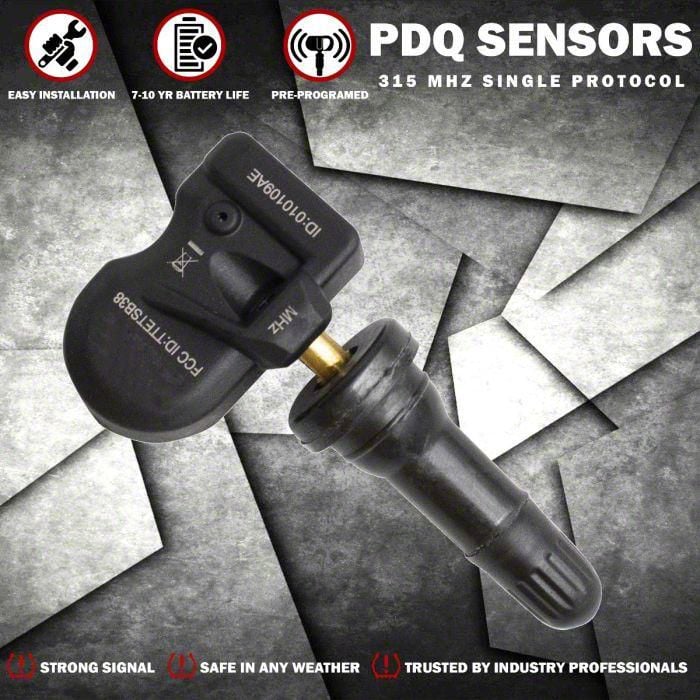 Jeep Grand Cherokee Valve Stem-Mounted TPMS Sensor with Rubber