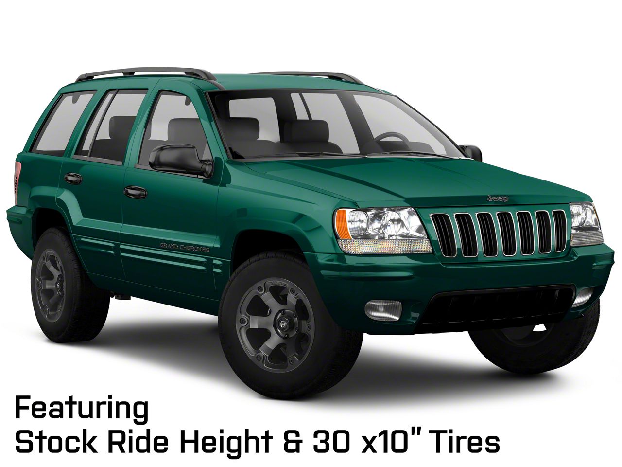 Fuel Wheels Jeep Grand Cherokee Beast Matte Black Double Dark Tint