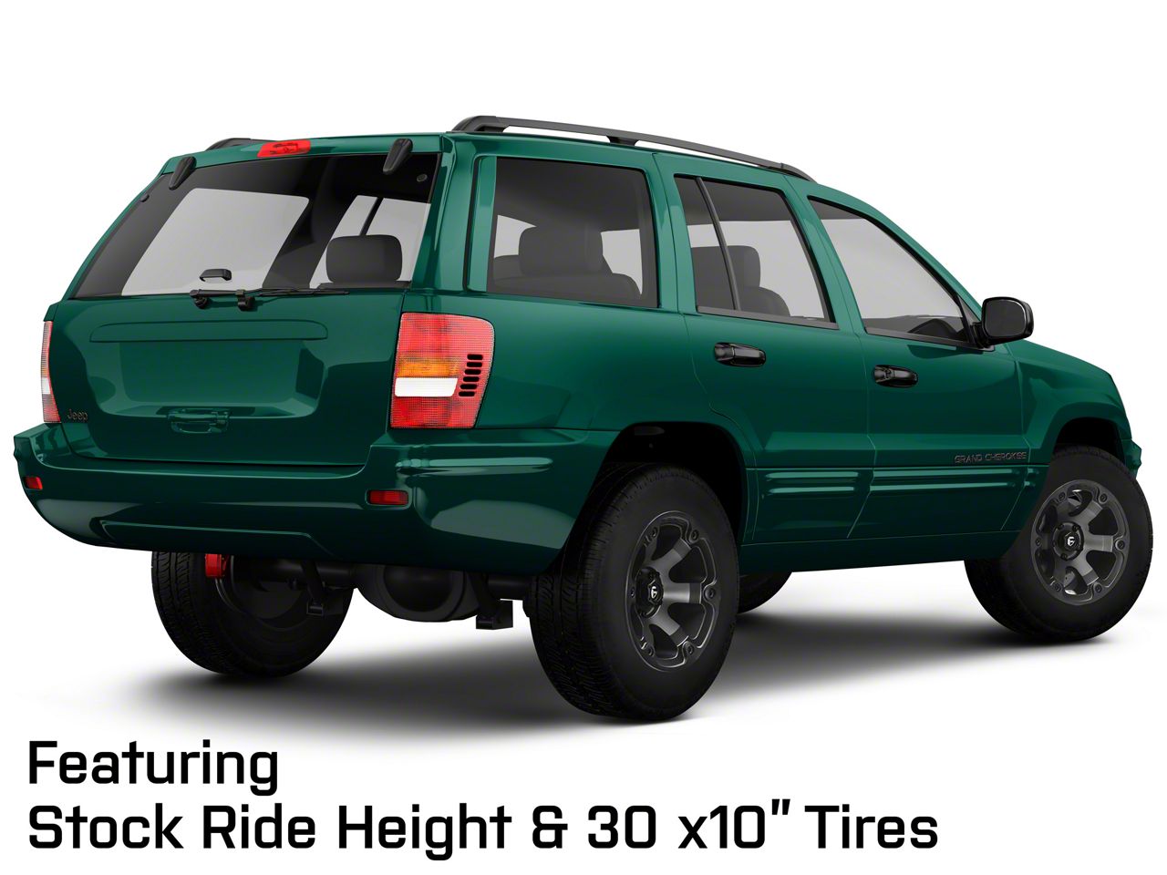 Fuel Wheels Jeep Grand Cherokee Beast Matte Black Double Dark Tint