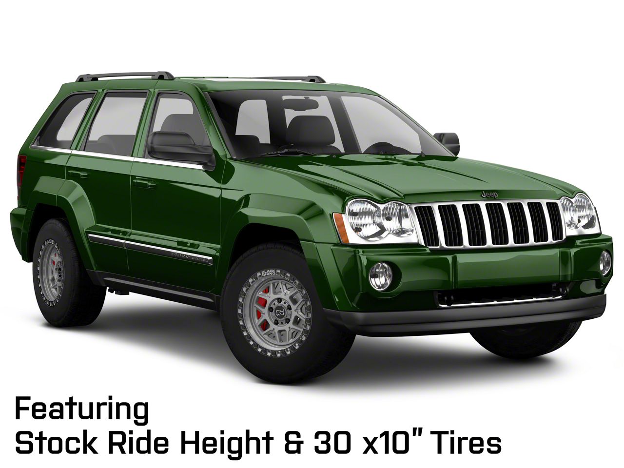 Black Rhino Jeep Grand Cherokee Kelso Battleship Gray Wheel