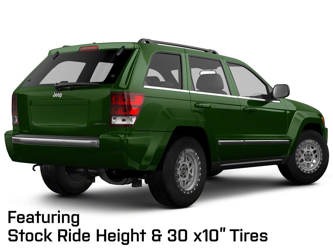 Black Rhino Jeep Grand Cherokee Kelso Battleship Gray Wheel