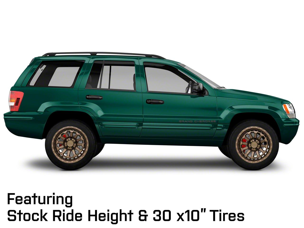 Black Rhino Jeep Grand Cherokee Raid Matte Bronze Wheel