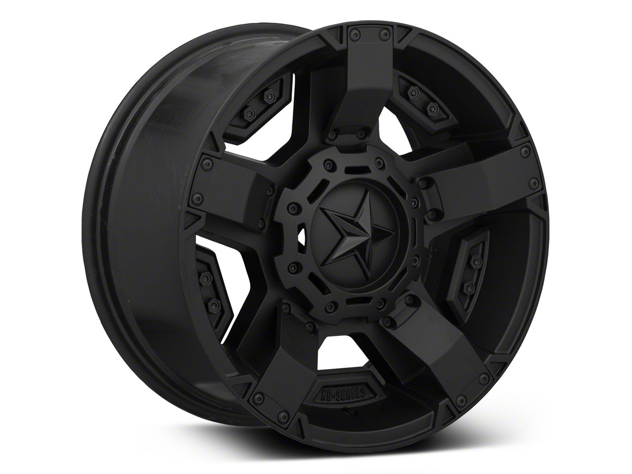 XD Jeep Grand Cherokee Rockstar II Matte Black Wheel; 18x9; 0mm