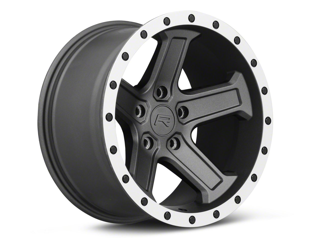Rovos Wheels Jeep Grand Cherokee Tenere Charcoal with Machined Lip