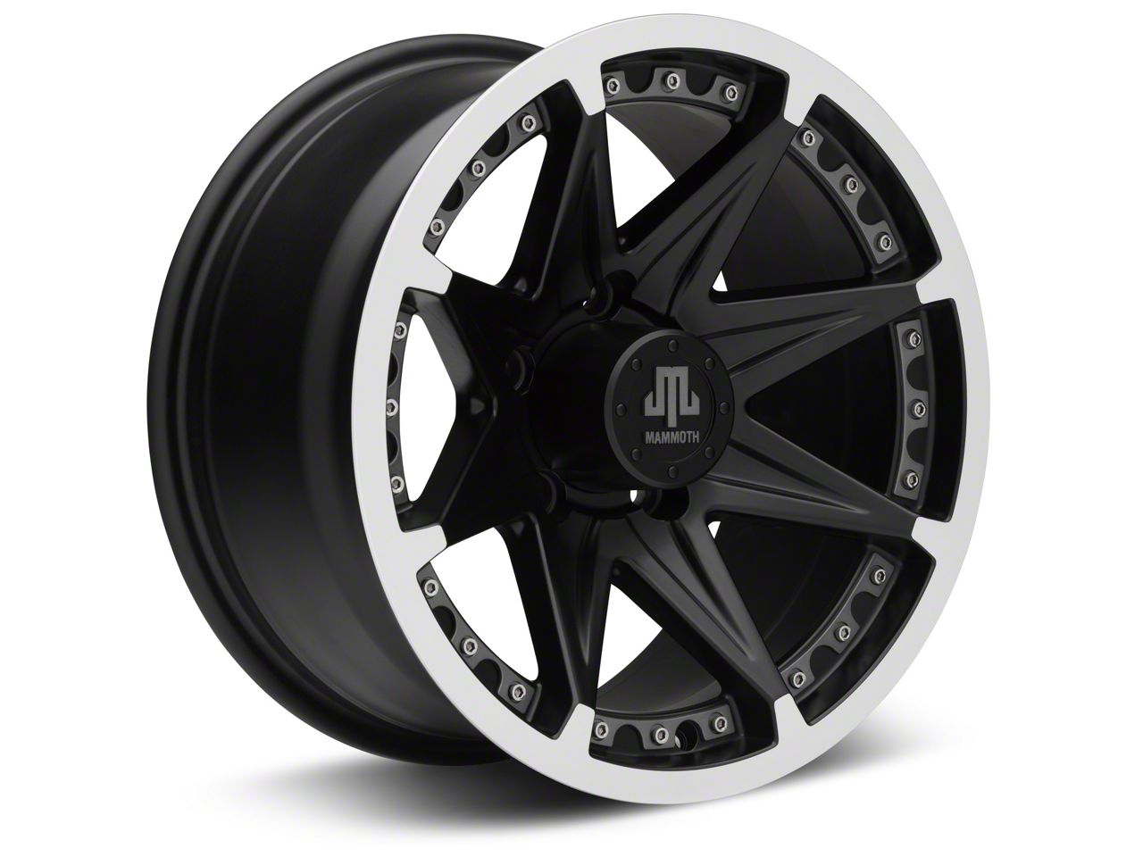 Mammoth Jeep Grand Cherokee Type 88 Black Wheel; 16x8; 0mm