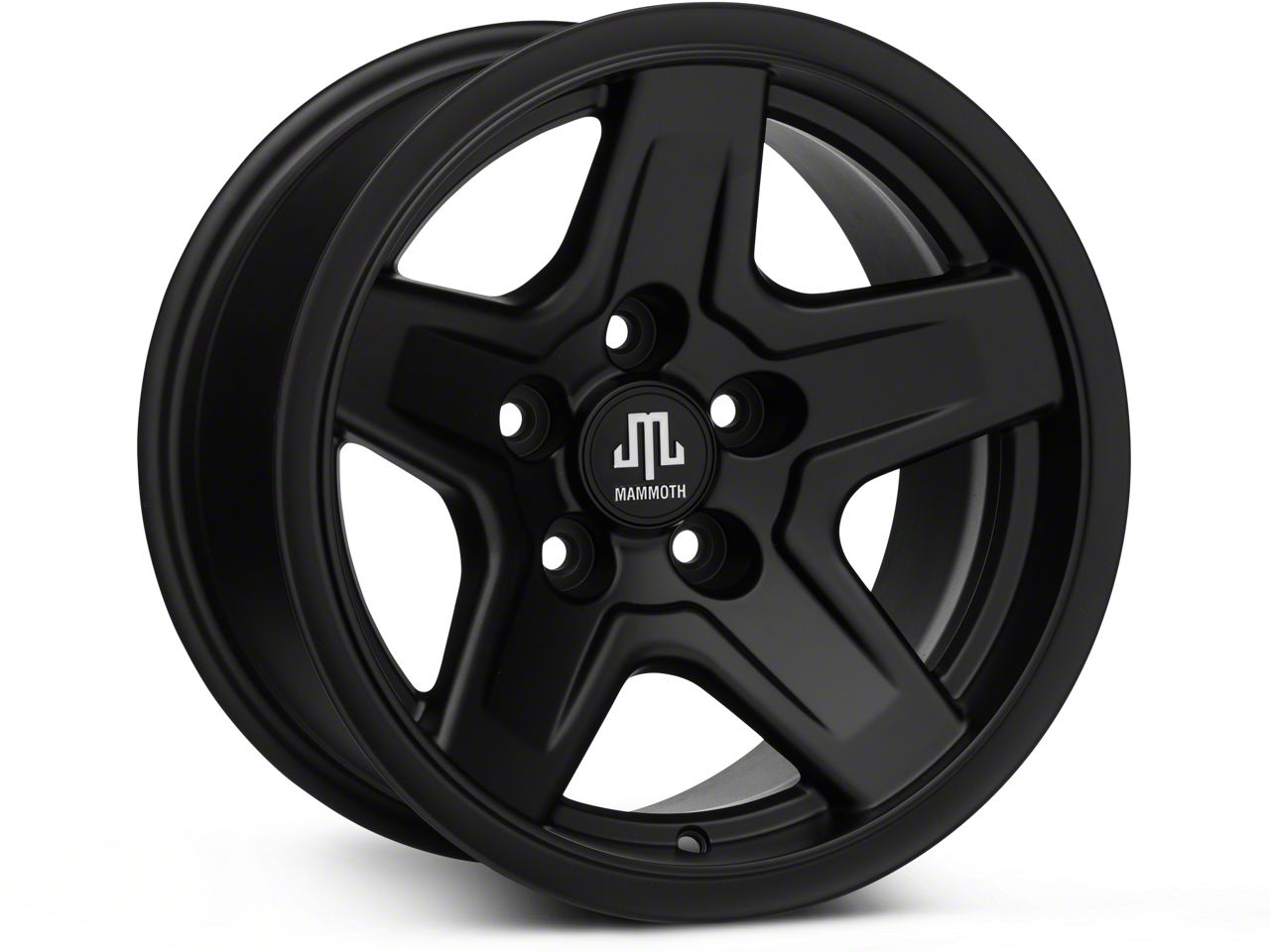 オールドマウンテン　MKG Mammoth Jeep Grand Cherokee Boulder Matte Black Wheel; 15x8