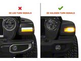 Raxiom Axial Series Sequential Turn Signal LED Side Marker Lights; Smoked (20-26 Jeep Gladiator JT w/ Factory Halogen Light Package, Excluding Sport)