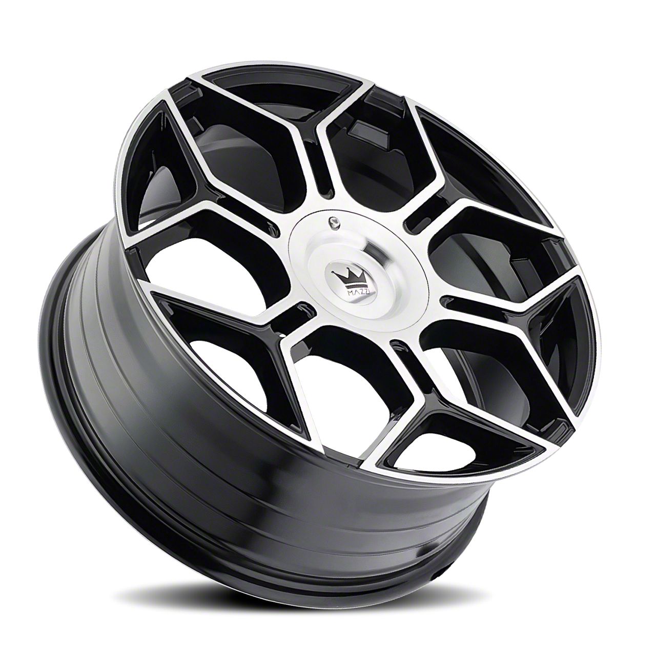 Mazzi Jeep Cherokee Libra Gloss Black Machined Wheel; 20x8.5