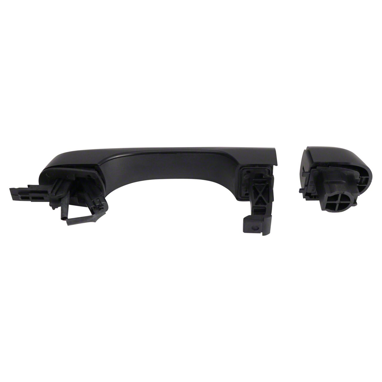 Jeep Renegade Exterior Door Handle; Front Passenger Side; Black