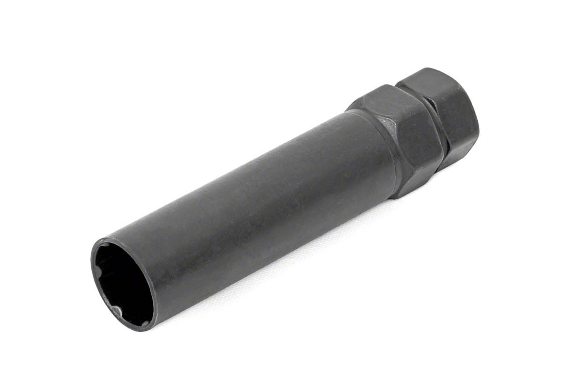 Rough Country Frontier Black 7-Spline Lug Nut Kit; M12 x 1.25; Set