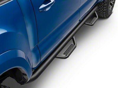 N-Fab Wheel 2 Wheel Nerf Side Step Bars; Textured Black (16-23 Tacoma Double Cab)