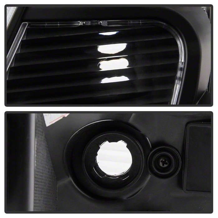 Black Headlights Assembly Pair For 2009-2021 Nissan Frontier Truck – Left & Right Halogen Lights