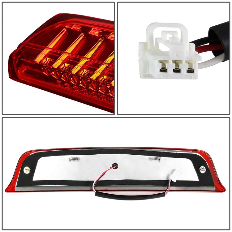IPCW Smoked LED Mega 3rd Brake Light For 04-12 Nissan Titan & 05-11 Frontier With Cargo Light