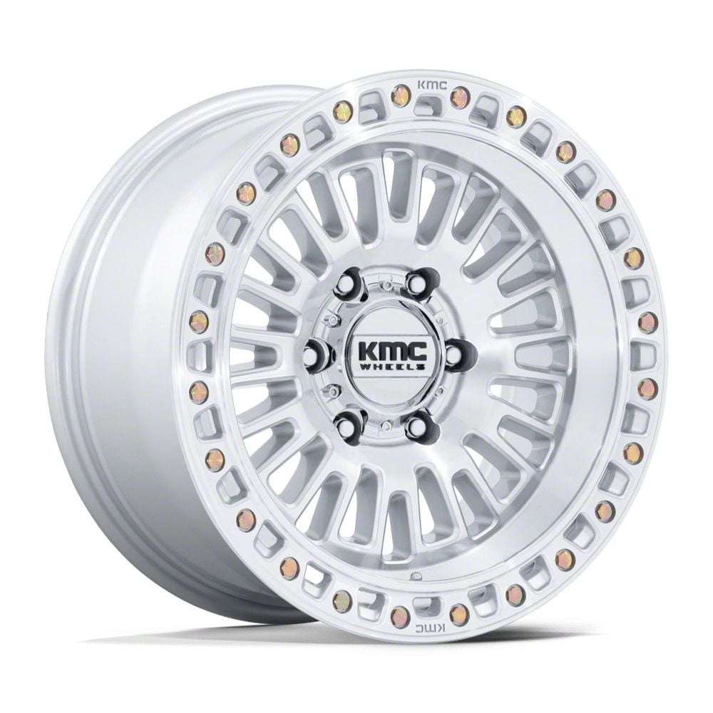 KMC Frontier Aztec Gloss Silver with Machined Face 6-Lug Wheel