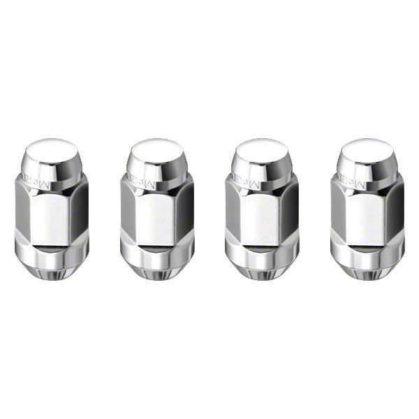 むぎお McGard Frontier Chrome Bulge Cone Seat Style Lug Nut Kit; M12 x