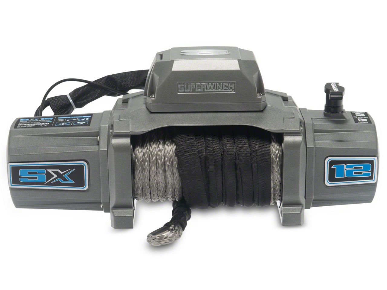 Superwinch Frontier 12,000 lb. SX12SR Winch with Synthetic Rope